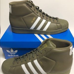 Adidas Sz 12 originals pro model olive green